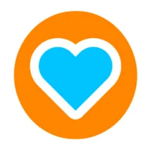 heart_blue_orange icon